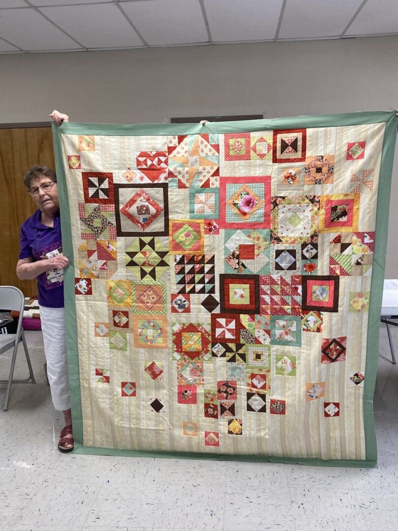 A quilt made by Kathy