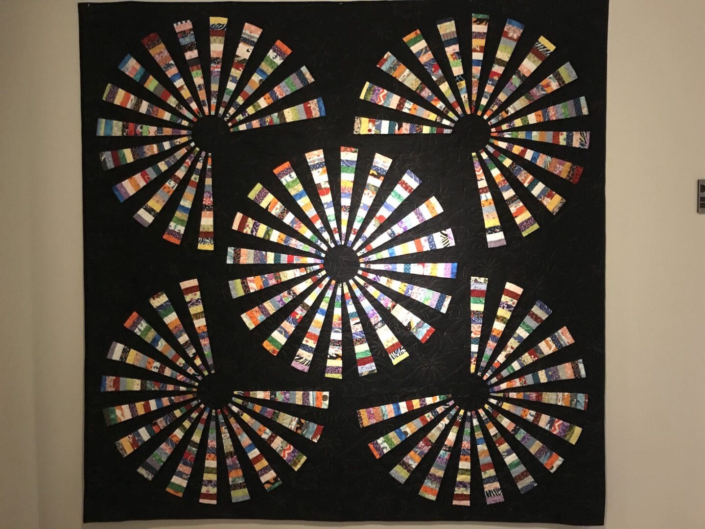 Fireworks inspired quilt